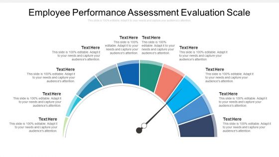 Employee Performance Assessment Evaluation Scale Ppt PowerPoint Presentation Gallery Deck PDF