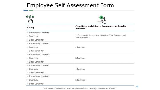 Employee Performance Assessment Ppt PowerPoint Presentation Complete Deck With Slides
