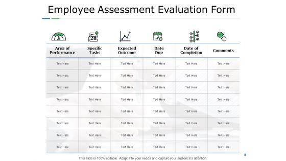 Employee Performance Assessment Ppt PowerPoint Presentation Complete Deck With Slides