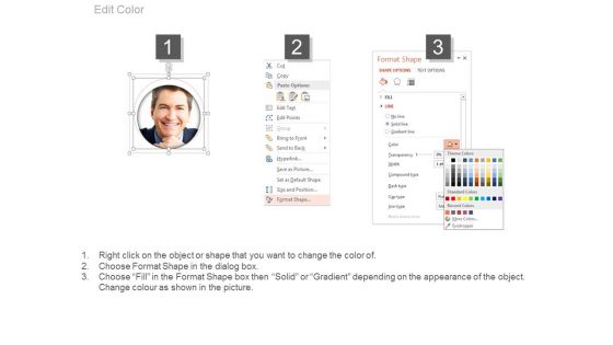 Employee Profile For Company About Us Page Powerpoint Slides