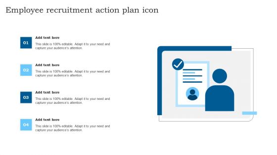 Employee Recruitment Action Plan Icon Portrait PDF Employee Recruitment Action Plan Icon Portrait PDF