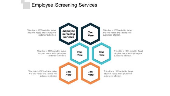 Employee Screening Services Ppt PowerPoint Presentation Inspiration Objects Cpb