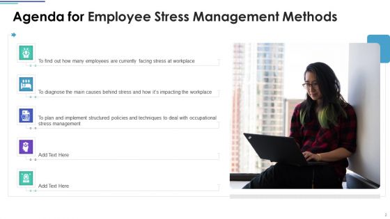 Employee Stress Management Methods Ppt PowerPoint Presentation Complete Deck With Slides