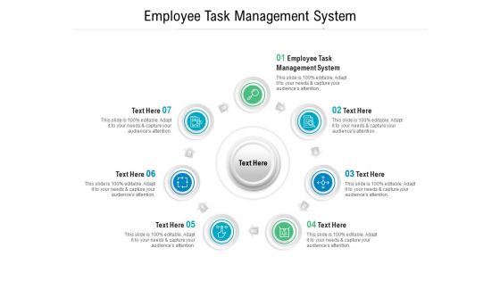 Employee Task Management System Ppt PowerPoint Presentation Inspiration Graphics Template Cpb