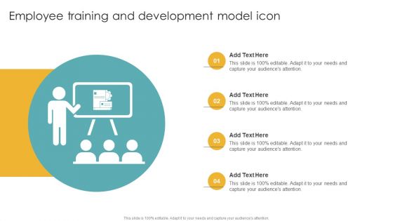 Employee Training And Development Model Icon Structure PDF Employee Training And Development Model Icon Structure PDF