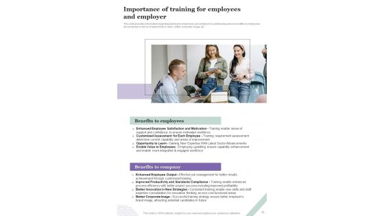 Employee Training Playbook Template