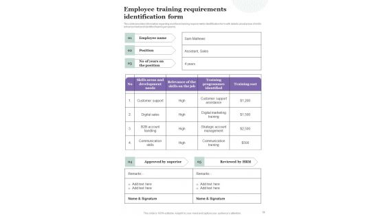 Employee Training Playbook Template