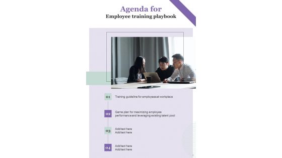 Employee Training Playbook Template