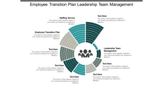 Employee Transition Plan Leadership Team Management Staffing Service Ppt PowerPoint Presentation Pictures Visuals