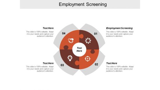 Employment Screening Ppt Powerpoint Presentation Model Designs Download Cpb