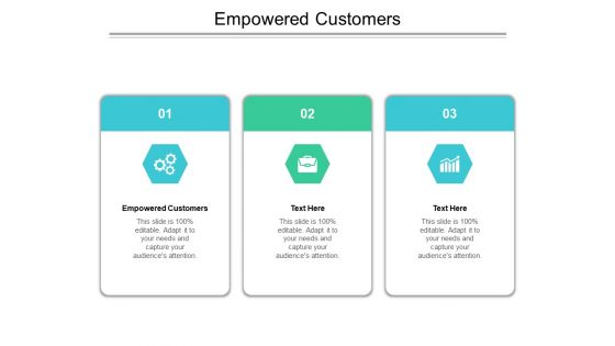 Empowered Customers Ppt PowerPoint Presentation Model Layouts Cpb Pdf