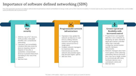 Empowering Network Agility Through SDN Importance Of Software Defined Networking SDN Mockup PDF Empowering Network Agility Through SDN Importance Of Software Defined Networking SDN Mockup PDF