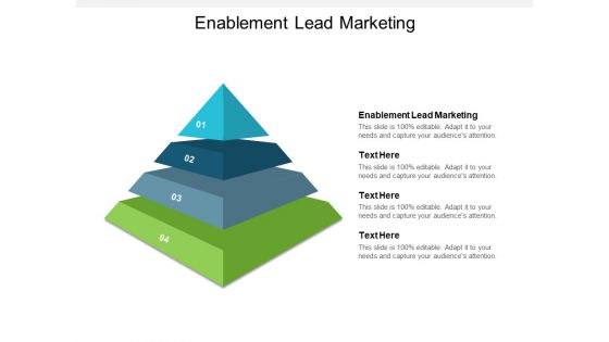 Enablement Lead Marketing Ppt PowerPoint Presentation Icon Graphics Pictures Cpb