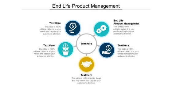 End Life Product Management Ppt PowerPoint Presentation Show Diagrams Cpb Pdf