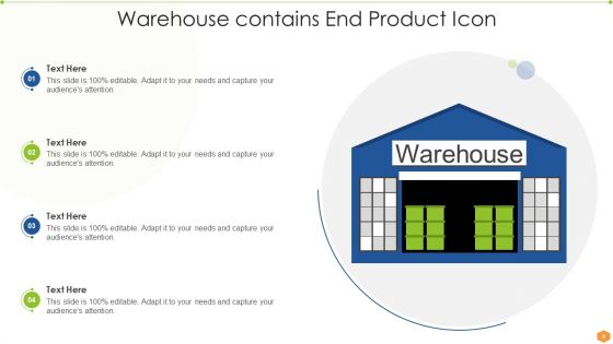 End Product Icon Ppt PowerPoint Presentation Complete Deck With Slides