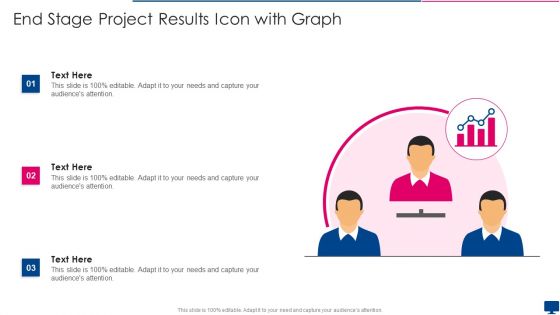 End Stage Project Results Icon With Graph Information PDF