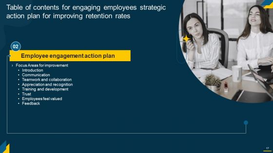 Engaging Employees Strategic Action Plan For Improving Retention Rates Ppt PowerPoint Presentation Complete Deck With Slides