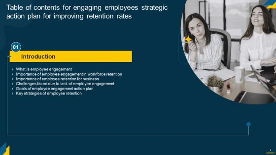 Engaging Employees Strategic Action Plan For Improving Retention Rates Ppt PowerPoint Presentation Complete Deck With Slides