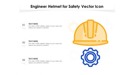 Engineer Helmet For Safety Vector Icon Ppt PowerPoint Presentation Icon Model PDF