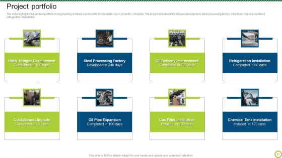 Engineering Solutions Company Detail Ppt PowerPoint Presentation Complete Deck With Slides