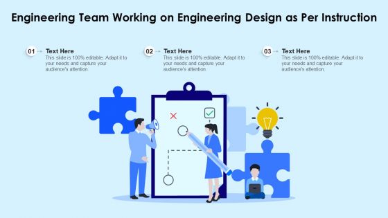 Engineering Team Working On Engineering Design As Per Instruction Ppt PowerPoint Presentation File Slide PDF