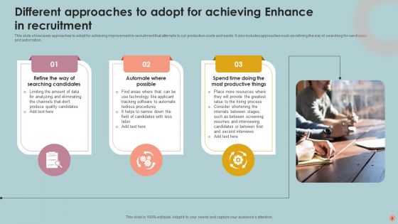 Enhance Recruitment Ppt PowerPoint Presentation Complete Deck With Slides