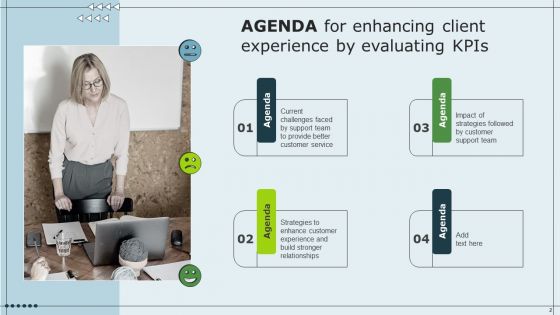 Enhancing Client Experience By Evaluating Kpis Ppt PowerPoint Presentation Complete Deck With Slides