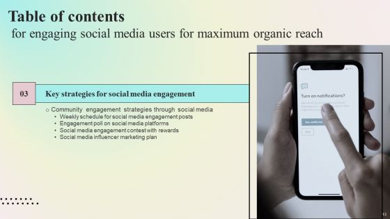 Enhancing Organic Reach On Social Media Through Better User Interaction Ppt PowerPoint Presentation Complete Deck With Slides