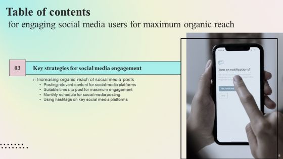 Enhancing Organic Reach On Social Media Through Better User Interaction Ppt PowerPoint Presentation Complete Deck With Slides