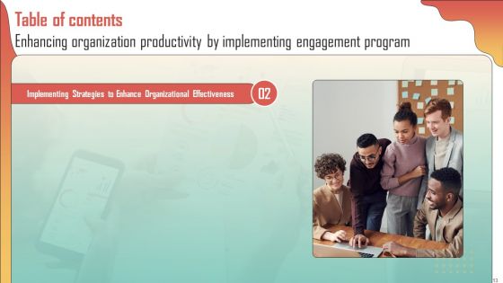 Enhancing Organization Productivity By Implementing Engagement Program Ppt PowerPoint Presentation Complete Deck With Slides