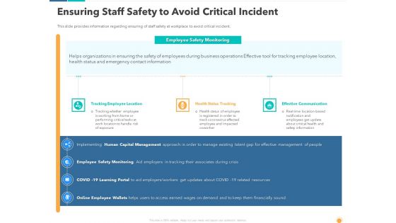 Ensuring Staff Safety To Avoid Critical Incident Portrait PDF