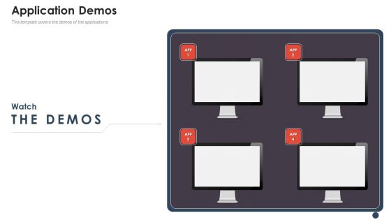 Enterprise Application Software Company Application Demos Themes PDF