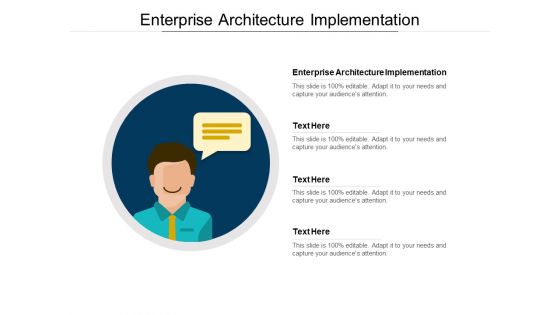 Enterprise Architecture Implementation Ppt PowerPoint Presentation Ideas Structure Cpb Pdf