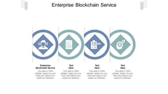 Enterprise Blockchain Service Ppt PowerPoint Presentation Inspiration Graphics Tutorials Cpb Pdf