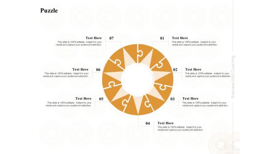 Enterprise Capabilities Training Puzzle Ppt PowerPoint Presentation Infographic Template Design Templates PDF