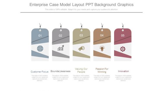Enterprise Case Model Layout Ppt Background Graphics