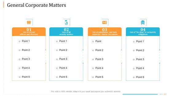 Enterprise Examination And Inspection General Corporate Matters Sample PDF