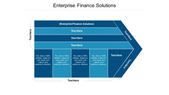 Enterprise Finance Solutions Ppt PowerPoint Presentation Gallery Summary