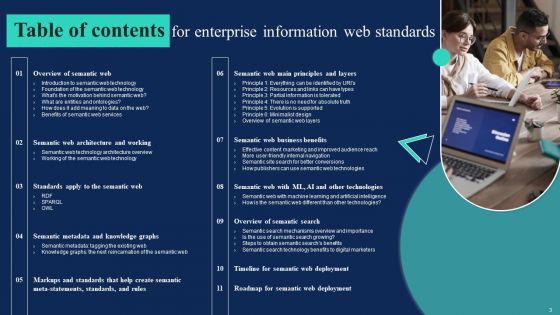Enterprise Information Web Standards Ppt PowerPoint Presentation Complete Deck With Slides