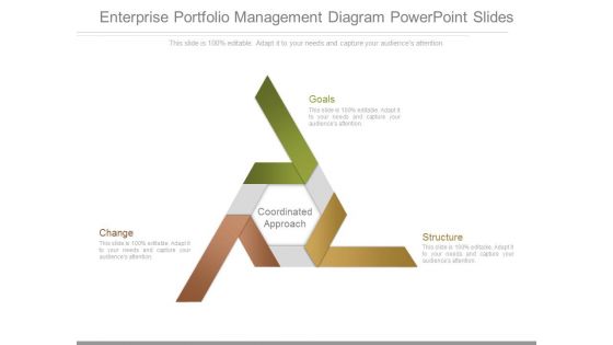 Enterprise Portfolio Management Diagram Powerpoint Slides