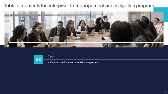 Enterprise Risk Management And Mitigation Program Ppt PowerPoint Presentation Complete With Slides