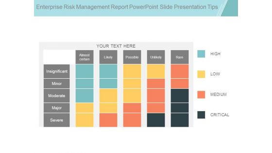 Enterprise Risk Management Report Powerpoint Slide Presentation Tips Enterprise Risk Management Report Powerpoint Slide Presentation Tips