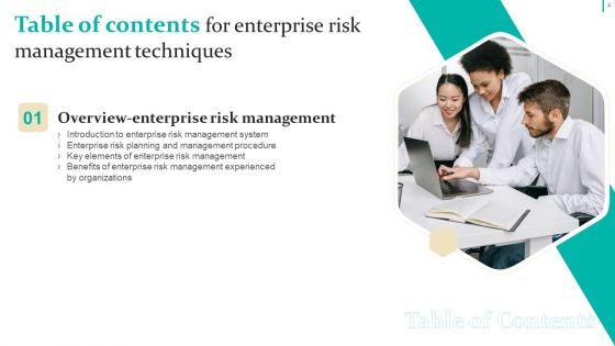 Enterprise Risk Management Techniques Ppt PowerPoint Presentation Complete Deck With Slides