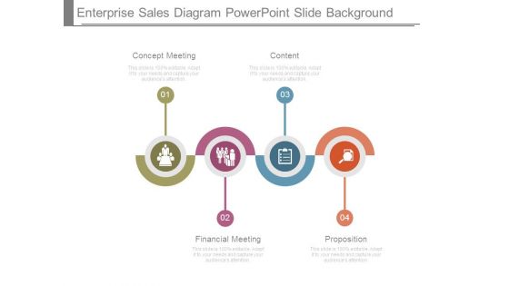 Enterprise Sales Diagram Powerpoint Slide Background