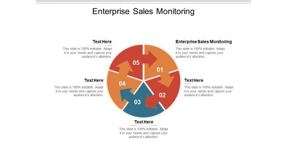 Enterprise Sales Monitoring Ppt PowerPoint Presentation Visual Aids Model Cpb