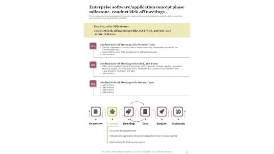 Enterprise Software Development Playbook Template