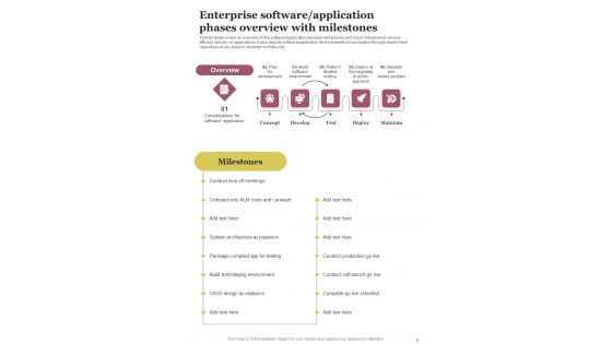Enterprise Software Development Playbook Template