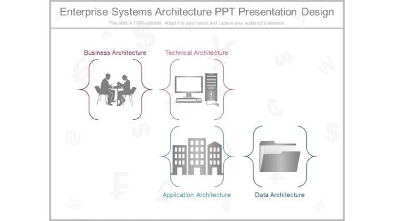 Enterprise Systems Architecture Ppt Presentation Design