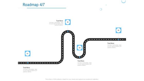 Enterprise Thesis Roadmap Four Stage Process Ppt Summary Display PDF