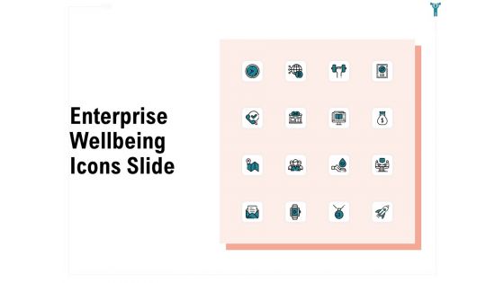 Enterprise Wellbeing Icons Slide Ideas PDF